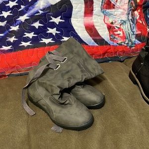 Up to the calf boots